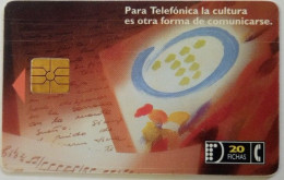 Argentina 20 Units Chip Card - Para Telefonica La Cultura Es.. - Argentine