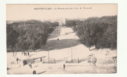 34 . Montpellier . Le Peyrou  Pris De L'Arc De Triomphe - Montpellier