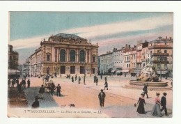 34 . MONTPELLIER . LA PLACE DE LA COMEDIE . 1918 - Montpellier