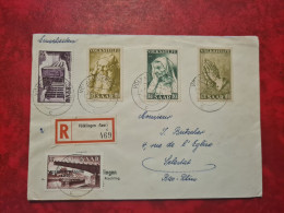 Lettre / Carte   1955    RECOMMANDE VOLKLINGEN   SAAR VOLKSHILFE - Altri & Non Classificati