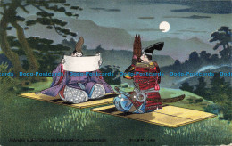 R679098 Yoshimitsu Teching Sho In The Ashigara Mt. At Moonlight Night - Monde