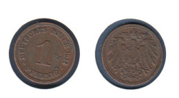 Allemagne  1 Pfennig  1914 F, Type 2, KM#10, Deutsches Reich, - 1 Pfennig