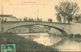 CPA-31-L'ISLE-EN-DODON - Le PONT NEUF Sur La SAVE* Phototypie Labouche N° 392* TBE* 2 Scans - Autres & Non Classés