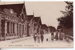 Carte Postale Ancienne Soulac Sur Mer - Rue Bremontier - Soulac-sur-Mer
