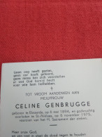 Doodsprentje Celine Genbrugge / Eksaarde 6/5/1894 Sint Niklaas 6/11/1975 - Religion &  Esoterik