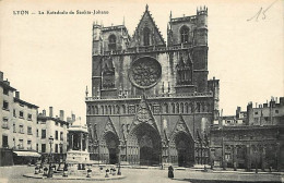 69 - Lyon - La Katedralo De Sankta-Johano - Animée - Voir Timbre - CPA - Voir Scans Recto-Verso - Autres & Non Classés