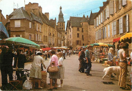 Marchés - Sarlat En Périgord - Le Marché Place De La Liberté - CPM - Carte Neuve - Voir Scans Recto-Verso - Marktplaatsen