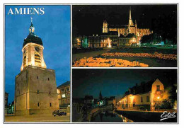 80 - Amiens - Multivues - Automobiles - Vue De Nuit - Carte Neuve - CPM - Voir Scans Recto-Verso - Amiens