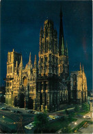76 - Rouen - La Cathédrale Notre Dame - Vue De Nuit - Automobiles - Carte Neuve - CPM - Voir Scans Recto-Verso - Rouen