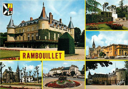 78 - Rambouillet - Multivues - Blasons - Automobiles - CPM - Carte Neuve - Voir Scans Recto-Verso - Rambouillet (Castello)