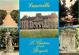54 - Lunéville - Le Château Et Les Bosquets - Multivues - CPM - Voir Scans Recto-Verso - Luneville