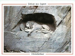 Suisse - LU Lucerne - Luzern - Lowendenkmal Von Thorwaldsen - Monument Du Lion - CPM - Carte Neuve - Voir Scans Recto-Ve - Autres & Non Classés