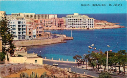 Malte - Balluta Bay - St Julian's - Automobiles - Malta - CPM - Voir Scans Recto-Verso - Malte