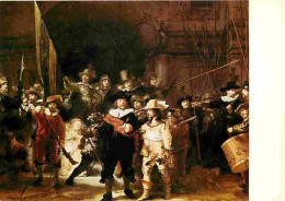 Art - Peinture - Rembrandt Harmensz Van Rijn - La Ronde De Nuit - The Night Watch - La Ronda Di Notte - Carte Neuve - CP - Paintings