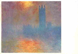Art - Peinture - Claude Monet - Le Parlement - Soleil Perçant à Travers Le Brouillard - Carte Neuve - CPM - Voir Scans R - Peintures & Tableaux