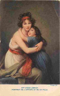 Art - Peinture - Mme Vigée Lebrun - Portrait De L'Artiste Et De Sa Fille - Petit Pli - CPM - Voir Scans Recto-Verso - Peintures & Tableaux