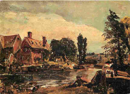 Art - Peinture - John Constable - Flatford Mill And Lock - CPM - Voir Scans Recto-Verso - Schilderijen