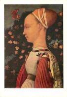 Art - Peinture - Vittore Pisanello - Portrait D'une Princesse De La Famille D'Este - CPM - Voir Scans Recto-Verso - Peintures & Tableaux