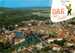 10 - Bar Sur Aube - Vue Générale Aérienne - L'Aube Et La Promenade De Mathaux L'église Saint-Maclou Et La Ville - CPM -  - Bar-sur-Aube