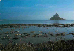 50 - Le Mont Saint Michel - Les Herbus à Marée Basse - Flamme Postale - CPM - Voir Scans Recto-Verso - Le Mont Saint Michel