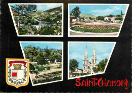 42 - Saint Chamond - Multivues - Blasons - Carte Dentelée - CPSM Grand Format - Voir Scans Recto-Verso - Saint Chamond