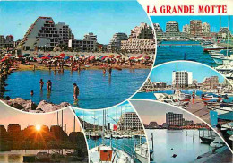 34 - La Grande Motte - Multivues - Bateaux - Scènes De Plage - CPM - Voir Scans Recto-Verso - Sonstige & Ohne Zuordnung