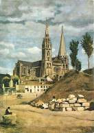 28 - Chartres - Cathédrale Notre Dame - Art Peinture De Camille Corot - Musée Du Louvre De Paris - CPM - Voir Scans Rect - Chartres