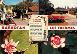 32 - Barbotan Les Thermes - Multivues - Fleurs - Flamme Postale De Cazaubon - CPM - Voir Scans Recto-Verso - Barbotan