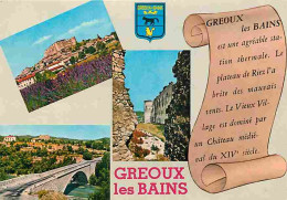 04 - Gréoux Les Bains - Multivues - Blasons - Carte Neuve - CPM - Voir Scans Recto-Verso - Gréoux-les-Bains