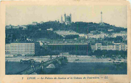 69 - Lyon - Le Palais De Justice Et Le Coteau De Fourvière - CPA - Voir Scans Recto-Verso - Sonstige & Ohne Zuordnung