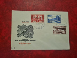 Lettre / Carte   1955    FDC TAG VOLKSBEFRAGUNG SAAR  SAARBRUCKEN - Sonstige & Ohne Zuordnung
