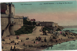 St Saint Malo La Plage De Bon Secours - Saint Malo