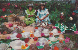 Cpsm Fête Du IA-Ora à Tahiti Lauréates Du Tressage De Chapeaux - Polinesia Francese