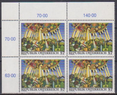 1996 , Mi 2206 ** (1) - 4 Er Block Postfrisch - Moderne Kunst In Österreich - Unused Stamps