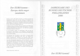 Postzegels > Europa > Duitsland > West-Duitsland >Jahresgaben Des Bundes Deutscher Philatelisten 2000 (18313) - Storia Postale