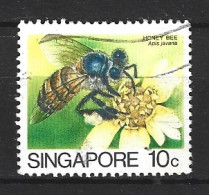 SINGAPOUR. N°456 De 1985 Oblitéré. Abeille. - Honeybees