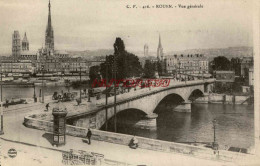 CPA ROUEN - VUE GENERALE VERS LA SEINE - Rouen