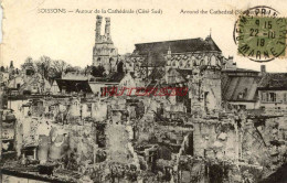 CPA SOISSONS - AUTOUR DE LA CATHEDRALE - Soissons