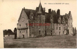 CPA CHATEAU DE BEAUGE - 49 - (XVE SIECLE) - Other & Unclassified