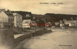 CPA TREBOUL - LA PLAGE - LES VILLAS - Tréboul