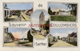 CPSM COULOMBIERS - (SARTHE) - SOUVENIR DE COULOMBIERS - Other & Unclassified