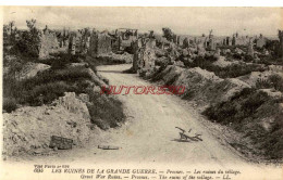 CPA GUERRE 1914-1918 - PROSNES - RUINES DU VILLAGE - LL - Oorlog 1914-18