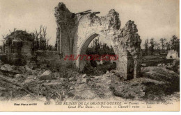 CPA GUERRE 1914-1918 - PROSNES - RUINES DE L'EGLISE - LL - Oorlog 1914-18