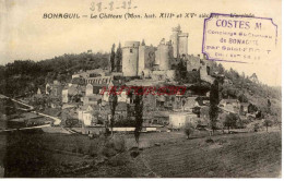 CPA BONAGUIL - 47 - LE CHATEAU - L'ARRIVEE - Other & Unclassified