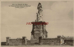 CPA LA POINTE DU RAZ - LA STATUE DE NOTRE DAME DES NAUFRAGES - La Pointe Du Raz