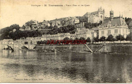 CPA TERRASSON - (DORDOGNE) - VIEUX PONT ET LES QUAIS - Autres & Non Classés