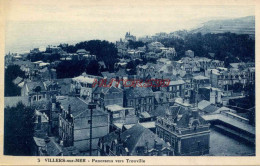 CPA VILLERS SUR MER - PANORAMA VERS TROUVILLE - Villers Sur Mer