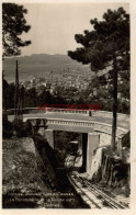 CPSM CANNES - LE FUNICULAIRE ET LA ROUTE VERS CANNES - Cannes