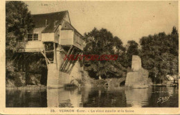 CPA VERNON - LE VIEUX MOULIN ET LA SEINE - Vernon