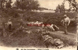 CPA NOS CAMPAGNES - RETOUR  LA FERME - Bauernhöfe